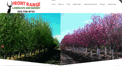 Desktop Screenshot of frontrangelandscape.com